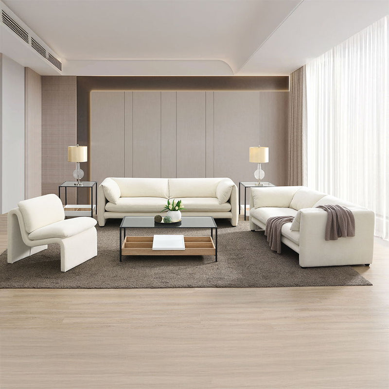 Jaeda - Sofa - Beige Linen - R&R Furniture Gallery (Fountain Valley, CA)