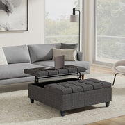 Harrison - Upholstered Coffee Table Storage Ottoman - R&R Furniture Gallery (Fountain Valley, CA)