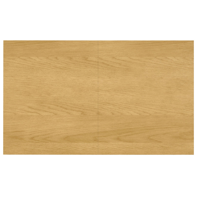 Wilson handcrafted dining table by Simpli-Home, showcasing a polished wooden surface and sturdy legs in a modern dining room setting.
