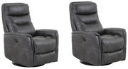 Gemini - Power Swivel Glider Recliner (Set of 2) - R&R Furniture Gallery (Fountain Valley, CA)