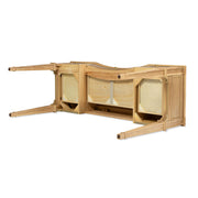 Dauphin - 3 Drawer Executive Desk - R&R Furniture Gallery (Fountain Valley, CA)