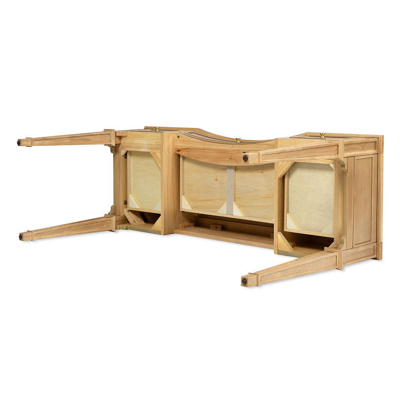 Dauphin - 3 Drawer Executive Desk - R&R Furniture Gallery (Fountain Valley, CA)