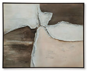Junward - Wall Art - Brown / Tan / White - R&R Furniture Gallery (Fountain Valley, CA)