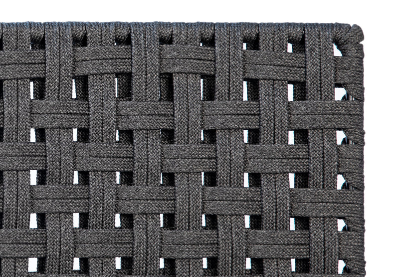 Forbes - Outdoor Dining Chair - Black And Charcoal