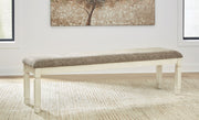 Bolanburg - Extra Large UPH DRM Bench - Brown / Beige - R&R Furniture Gallery (Fountain Valley, CA)