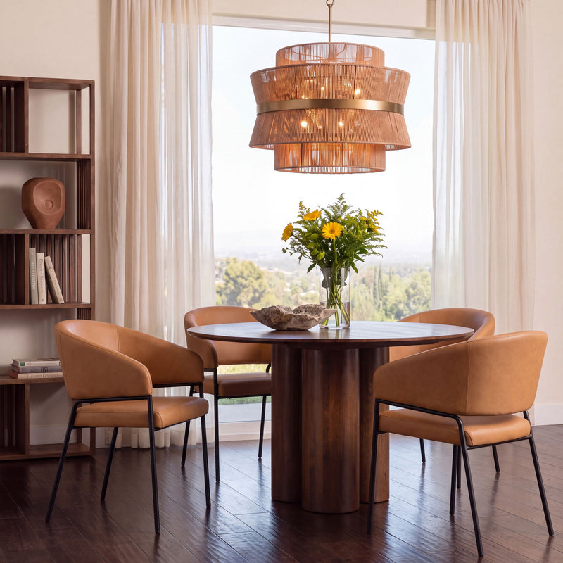 Himes - Dining Table - Medium Brown