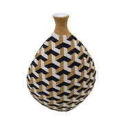 Jahia - Cubism Vase - Light Brown - R&R Furniture Gallery (Fountain Valley, CA)
