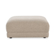 Adalynne - Upholstered Square Ottoman - Buttermilk - R&R Furniture Gallery (Fountain Valley, CA)