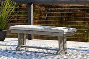 Visola - Bench with Cushion - Gray - R&R Furniture Gallery (Fountain Valley, CA)