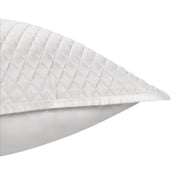 Classic Home diamond quilt sham with intricate stitching and plush fabric, designed to add elegance to bedroom decor.