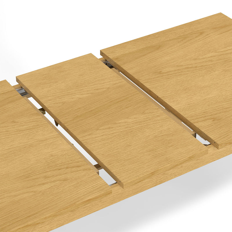 Wilson handcrafted dining table by Simpli-Home, showcasing a solid wood surface with a smooth finish and sturdy legs.