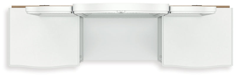 Kozlani - Vanity With Mirror - White - R&R Furniture Gallery (Fountain Valley, CA)