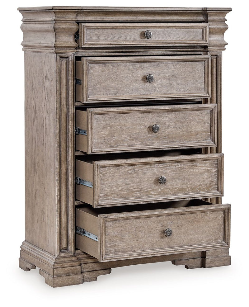 Blairhurst - Five Drawer Chest - Light Grayish Brown - R&R Furniture Gallery (Fountain Valley, CA)