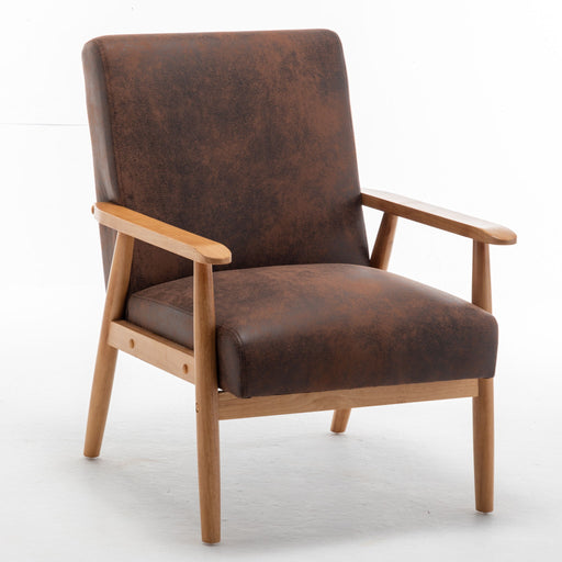 Wide Arm Chair - Brown - R&R Furniture Gallery (Fountain Valley, CA)