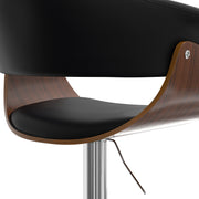 Sheldon - Upholstered Adjustable Swivel Bar Stool - R&R Furniture Gallery (Fountain Valley, CA)