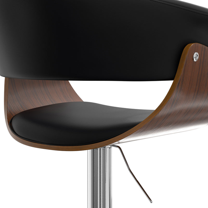 Sheldon - Upholstered Adjustable Swivel Bar Stool - R&R Furniture Gallery (Fountain Valley, CA)
