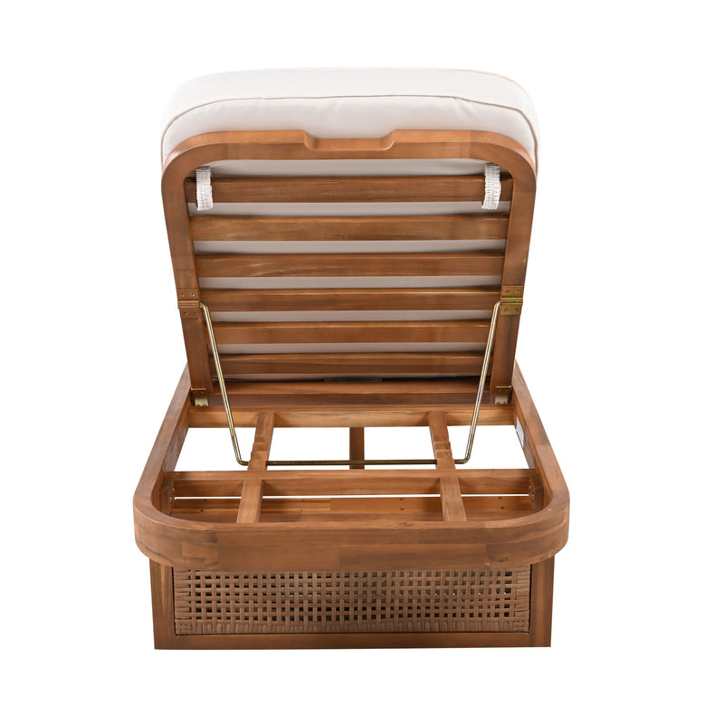 Outdoor Lounge Chair With Frame - R&R Furniture Gallery (Fountain Valley, CA)