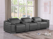 9762 - 5-Piece Modular Power Reclining Sofa And Loveseat Set With 3 Power Recliners In - R&R Furniture Gallery (Fountain Valley, CA)