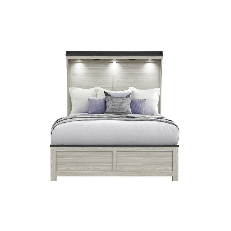 Augusta - Bed With Lit Headboard - R&R Furniture Gallery (Fountain Valley, CA)
