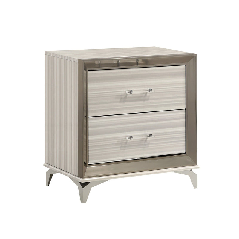 Star - Nightstand - White - R&R Furniture Gallery (Fountain Valley, CA)