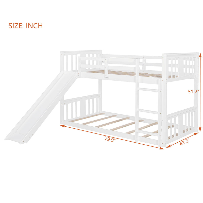 Bunk Bed With Convertible Ladder And Slide - R&R Furniture Gallery (Fountain Valley, CA)