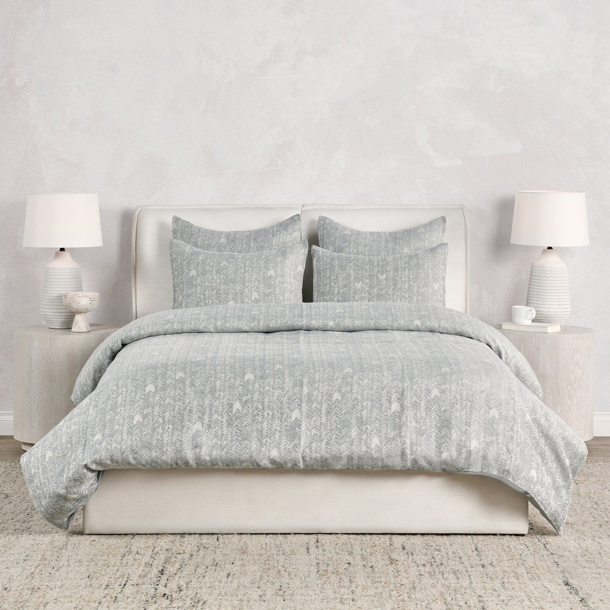 French Herringbone - 3 Piece Duvet Set