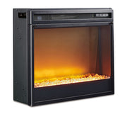 Entertainment Accessories - Fireplace Insert Glass/Stone - Black - R&R Furniture Gallery (Fountain Valley, CA)