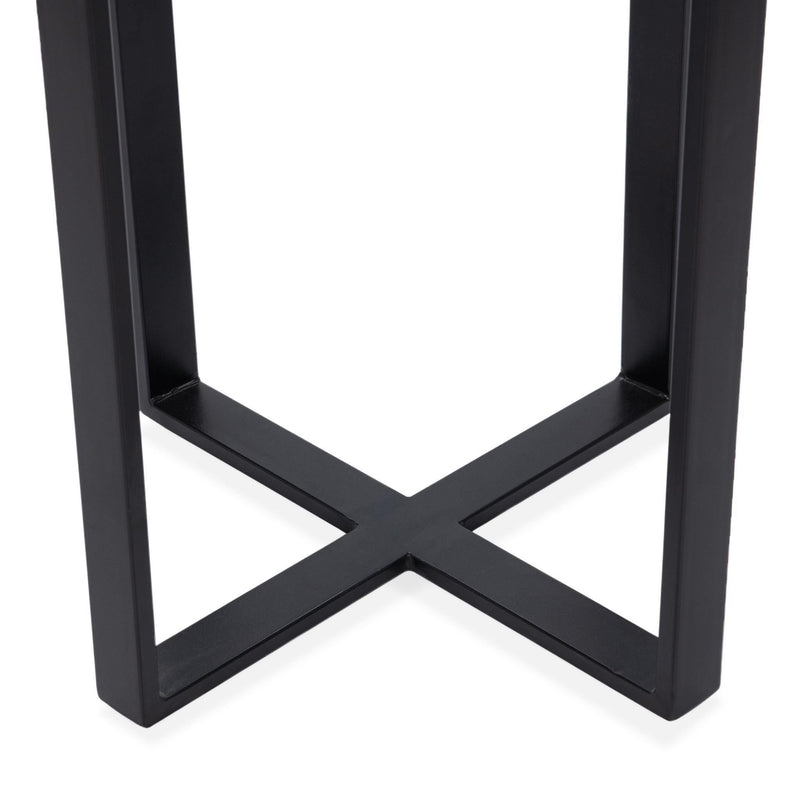Gallie - Round Accent Table - Black - R&R Furniture Gallery (Fountain Valley, CA)