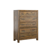 5 Drawer Chest With - Brown - R&R Furniture Gallery (Fountain Valley, CA)