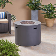 Round Iron Fire Pit With 40, 000 Btu - R&R Furniture Gallery (Fountain Valley, CA)