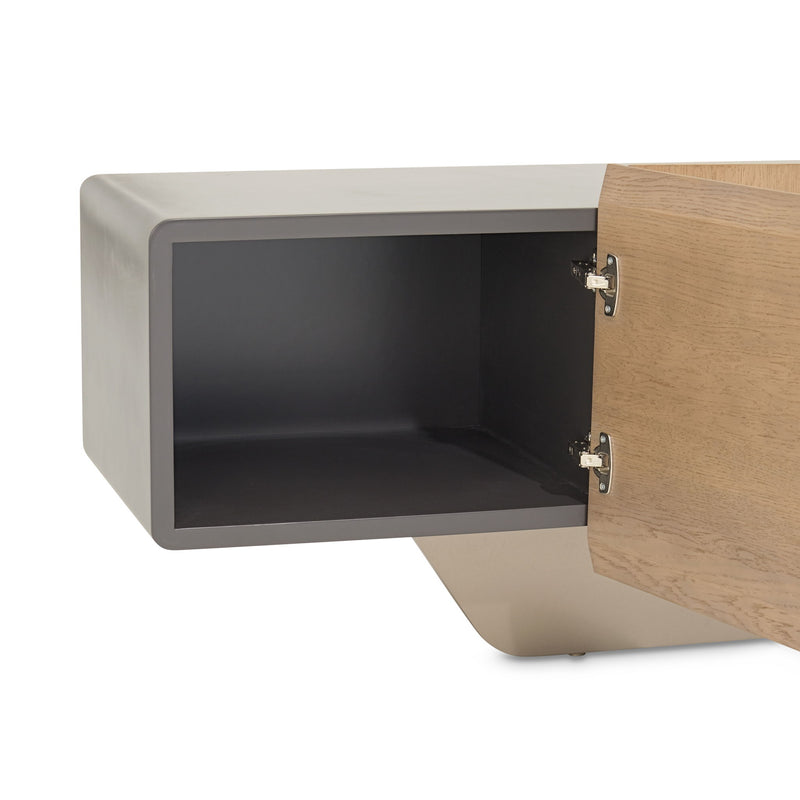 Bristol Point - Media Cabinet - Saddle Brown - R&R Furniture Gallery (Fountain Valley, CA)