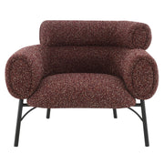 Mardi - Chair - Maroon Tweed - R&R Furniture Gallery (Fountain Valley, CA)