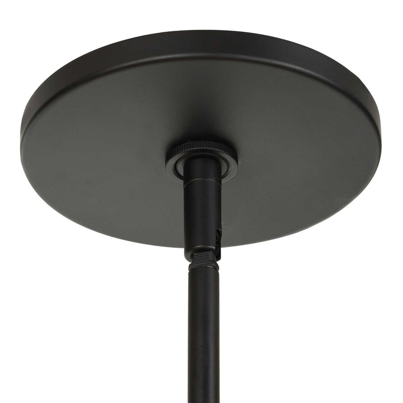 Reins - Accent Straps 4 Light Chandelier - Black