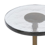 Fabiana - Round Accent Table - Brass - R&R Furniture Gallery (Fountain Valley, CA)