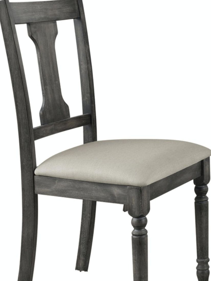 Wallace - Side Chair (Set of 2) - Gray / Tan