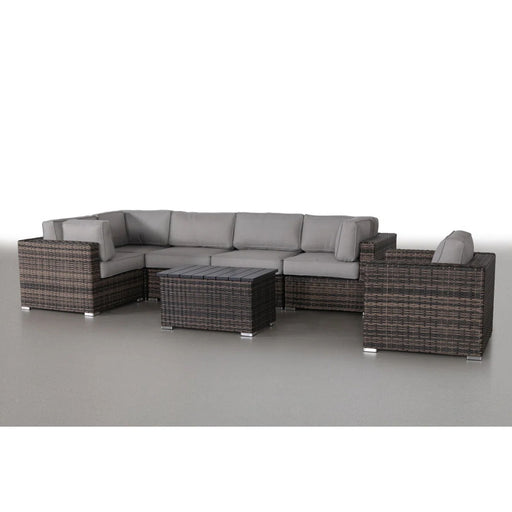 Stylish Entertainment Sectional Set, Outdoor Living - R&R Furniture Gallery (Fountain Valley, CA)