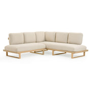 Evan - Outdoor L-Sectional - Cream - R&R Furniture Gallery (Fountain Valley, CA)