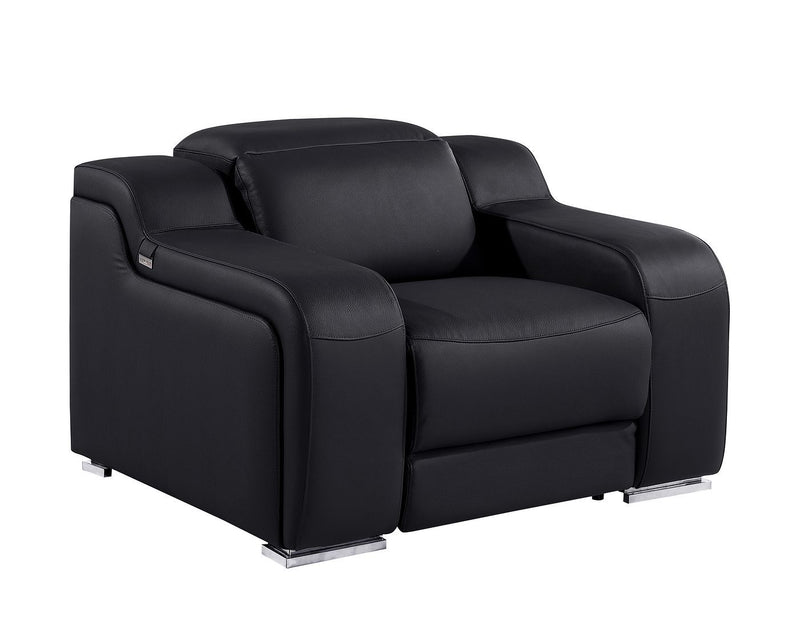 1116 - 6-Piece Modular Power Reclining Sofa, Loveseat & Chair Set In With 5 Power Recliners & Power Headrests