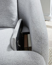 Alainmont Next-Gen Nuvella - Swivel Power Recliner - R&R Furniture Gallery (Fountain Valley, CA)