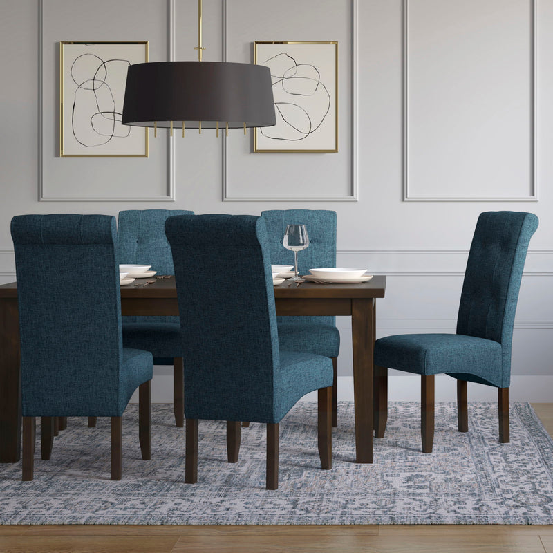Cosmopolitan - Deluxe Tufted Parson Upholstered Chair (Set of 2) - R&R Furniture Gallery (Fountain Valley, CA)