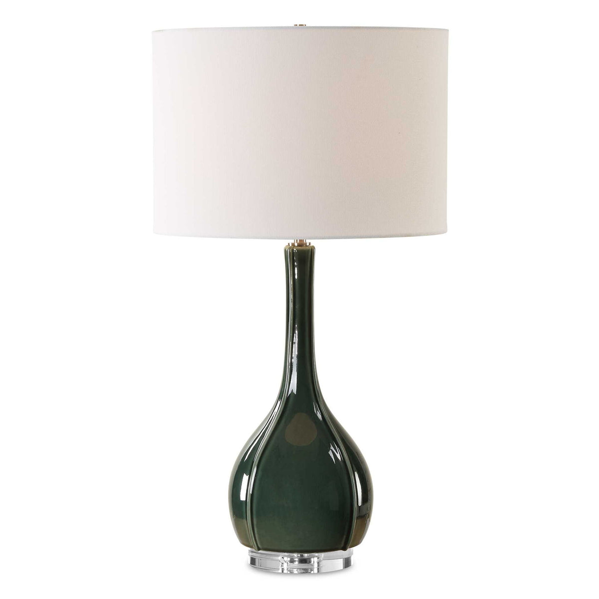 Essex - Green Glass Table Lamp
