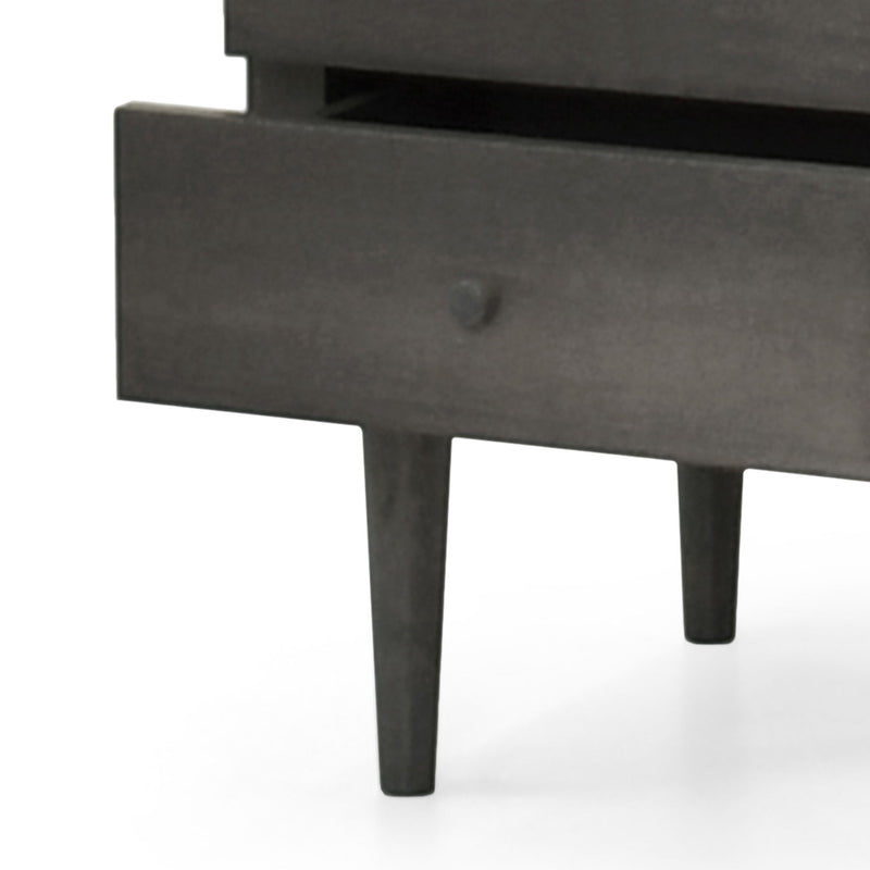 Nystrom - Mid Century Modern 2 Drawer Nightstand - R&R Furniture Gallery (Fountain Valley, CA)