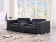 1208 - Dual Power Reclining Console Loveseat - R&R Furniture Gallery (Fountain Valley, CA)