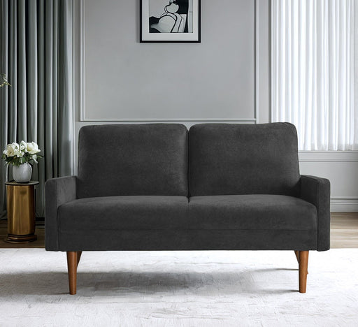 Loveseat Sofa, European Style With Sleek Design, Modern & Vintage Flair, Upholstered 2 Seater Couch - R&R Furniture Gallery (Fountain Valley, CA)