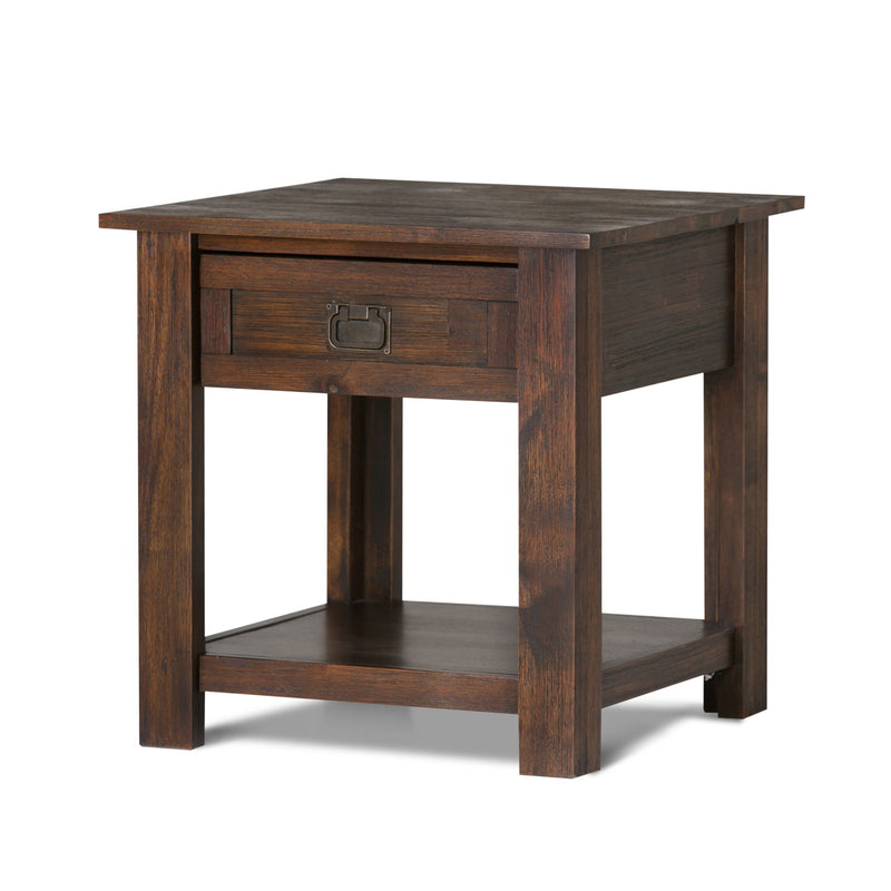 Monroe - Handcrafted Side Table - R&R Furniture Gallery (Fountain Valley, CA)