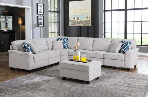 Leo - Comfor Modular Sofa And Ottoman - R&R Furniture Gallery (Fountain Valley, CA)