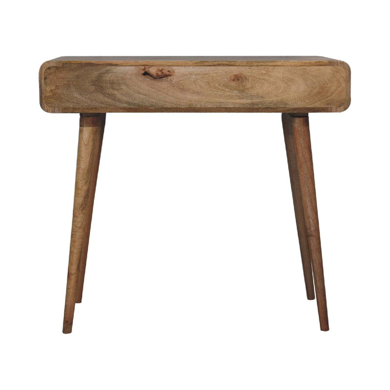 Curved Writing Desk - Oak - R&R Furniture Gallery (Fountain Valley, CA)