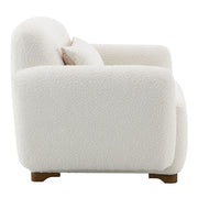 Darius - Chair With Pillow - Beige Boucle - R&R Furniture Gallery (Fountain Valley, CA)