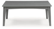 Cove Beach - Rectangular Cocktail Table - Gray - R&R Furniture Gallery (Fountain Valley, CA)