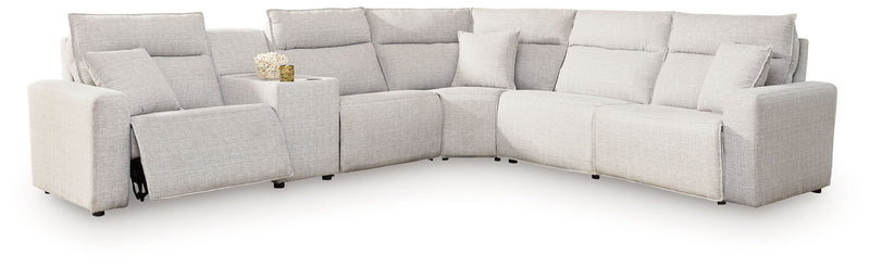 Modmax II - Reclining Sectional - Stone - R&R Furniture Gallery (Fountain Valley, CA)